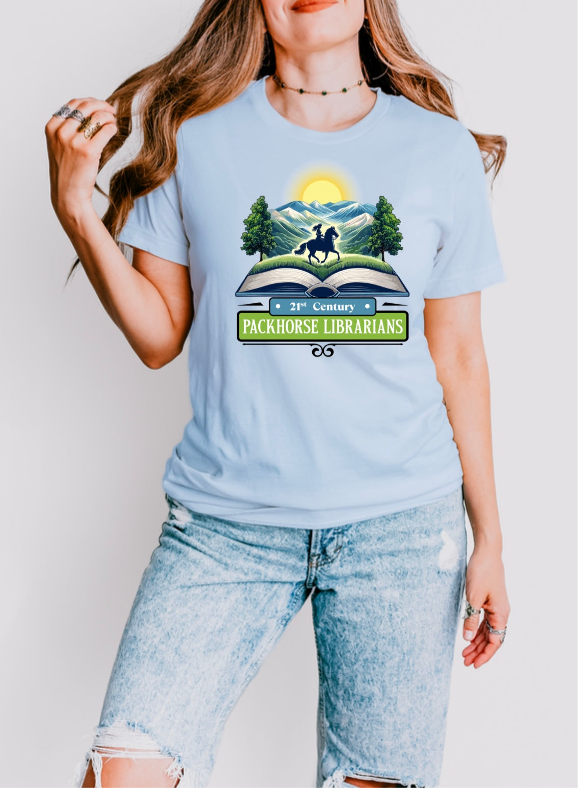 21st Century Packhorse Librarians Full Color Logo