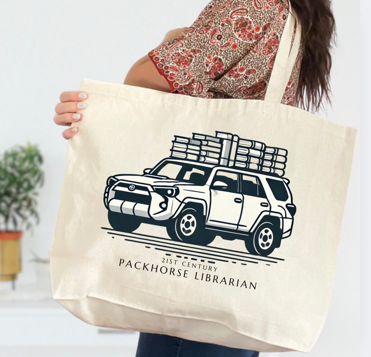 21st Century Packhorse Librarians Tote Bags (Made to Order)