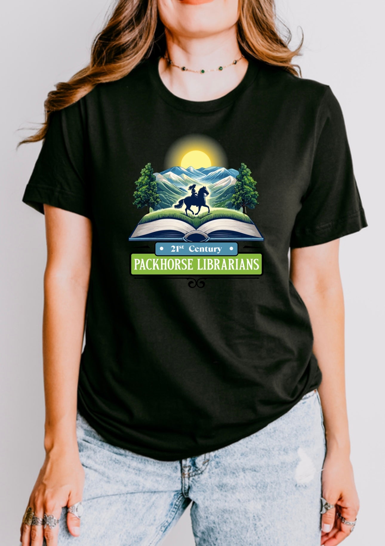 21st Century Packhorse Librarians Full Color Logo