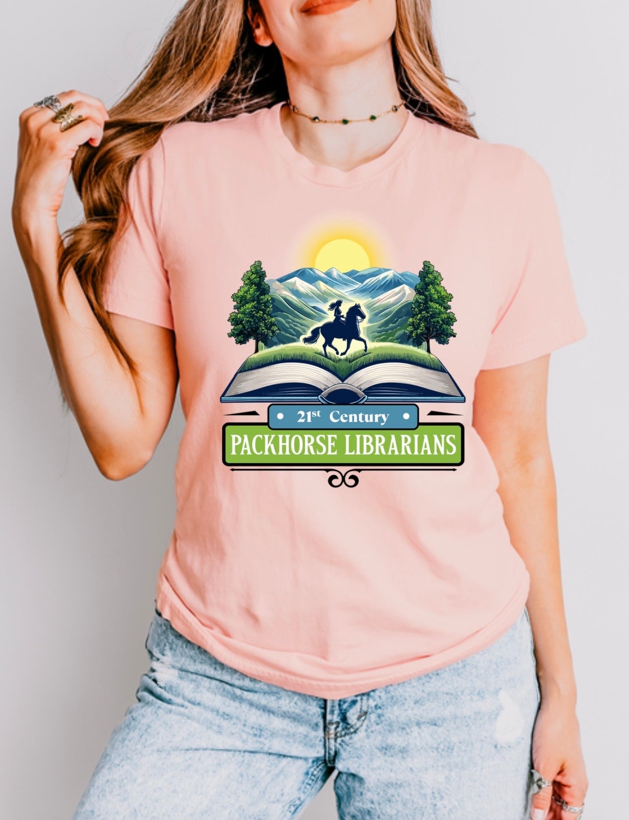 21st Century Packhorse Librarians Full Color Logo