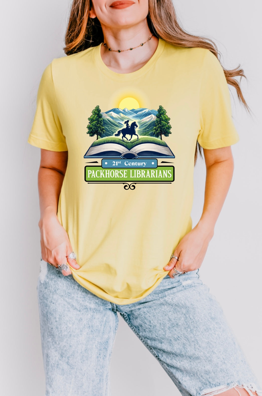 21st Century Packhorse Librarians Full Color Logo