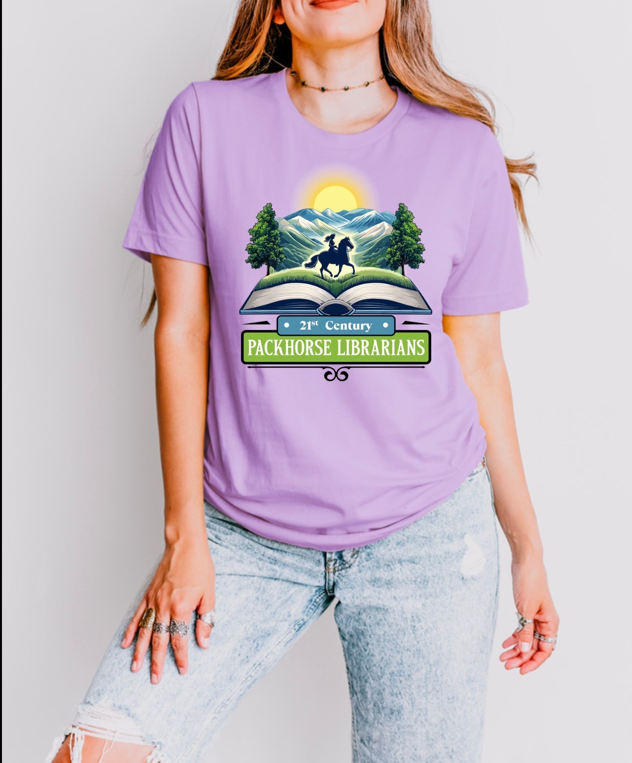 21st Century Packhorse Librarians Full Color Logo