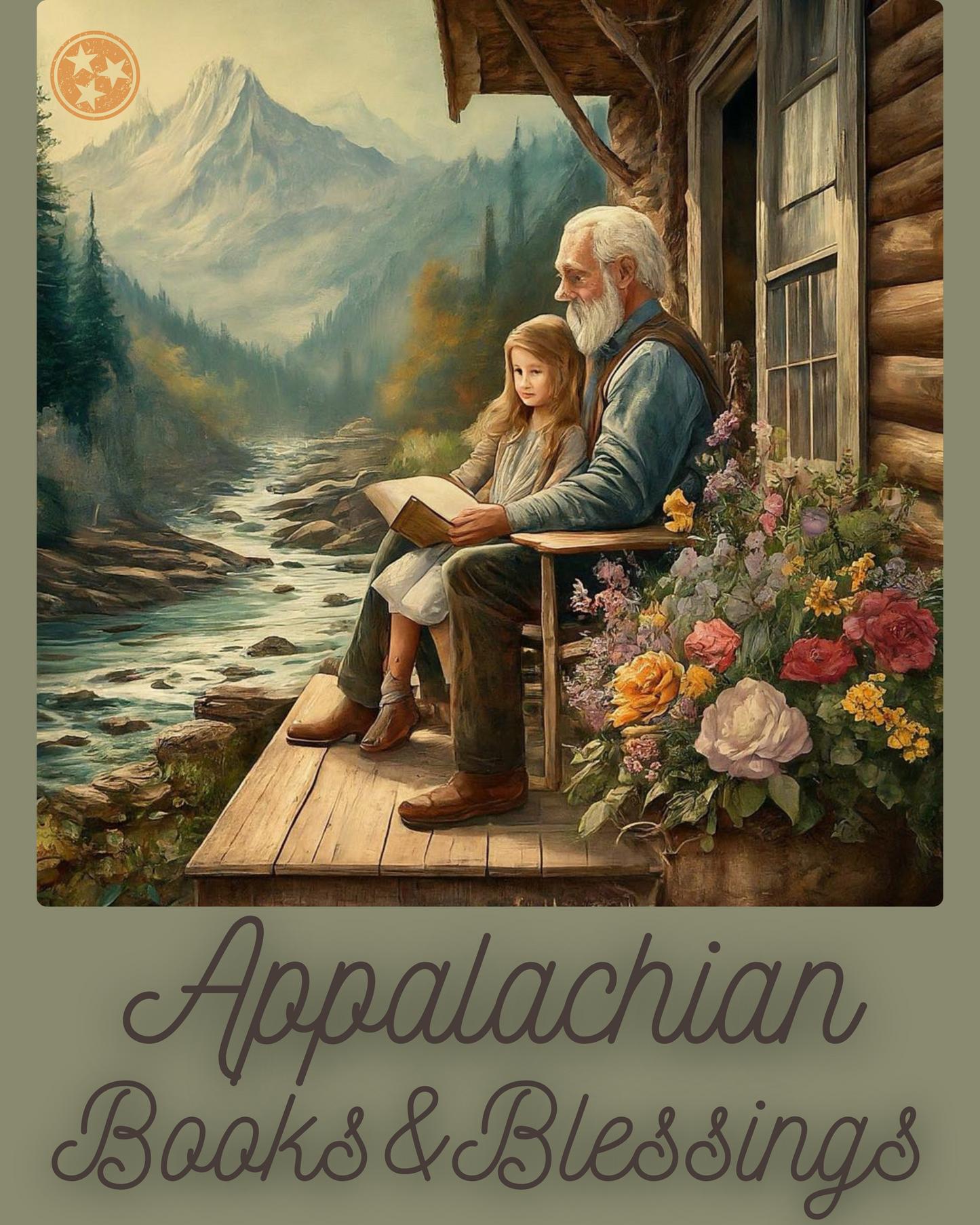 Appalachian Books & Blessings Graphic Top
