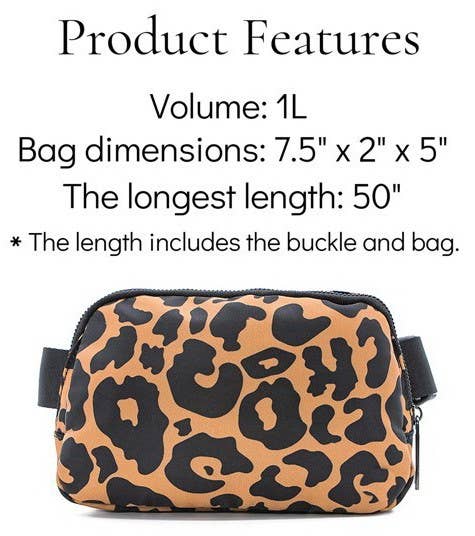 CROSS BODY SLING FANNY PACK BELT BAG | 90FP101: FUCHSIA