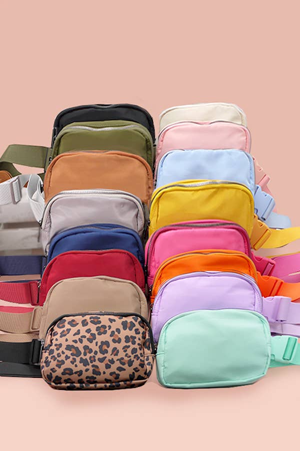 CROSS BODY SLING FANNY PACK BELT BAG | 90FP101: FUCHSIA