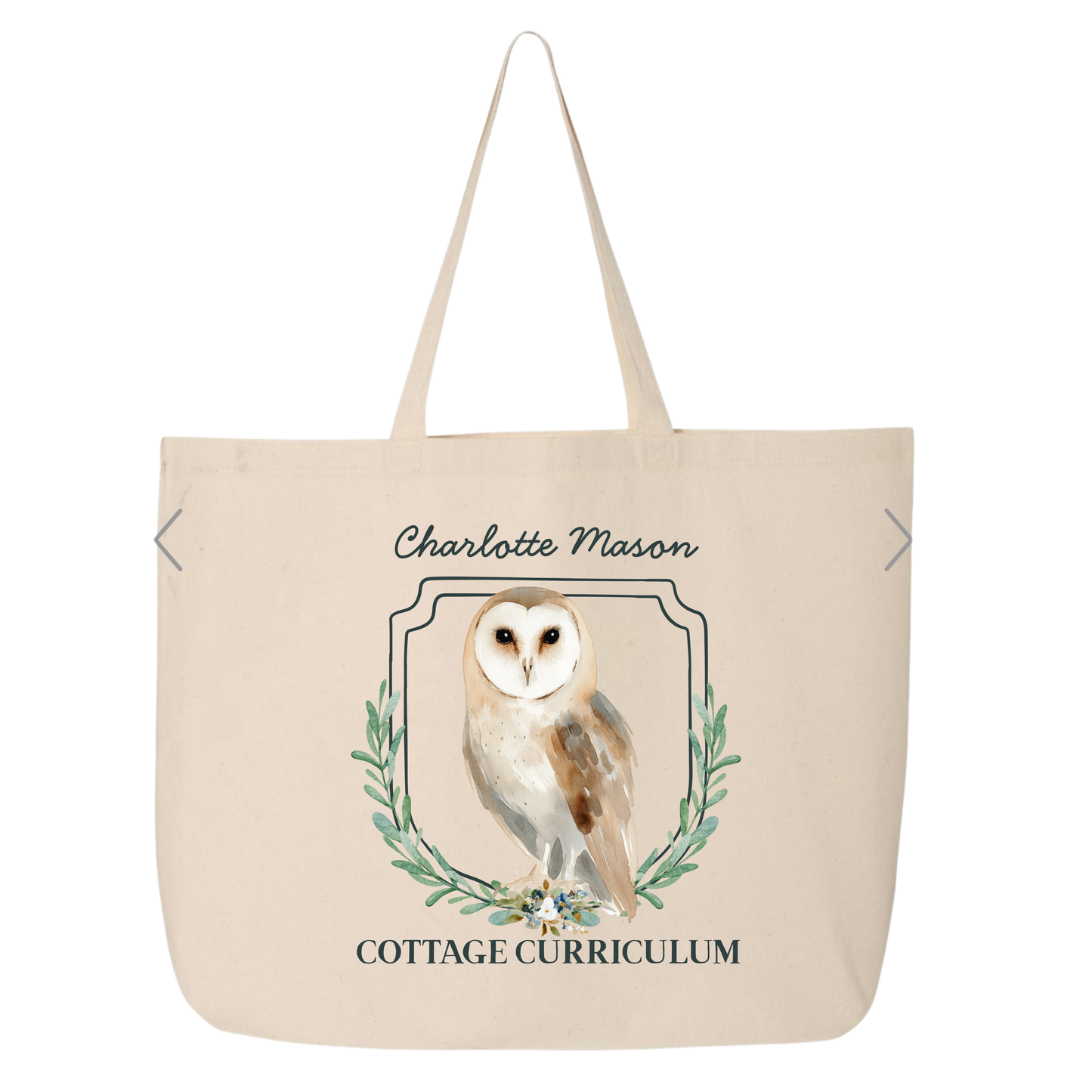 Companion Charlotte Mason Cottage Tote Bags (Made to Order) 20"W x 15"H x 5"D