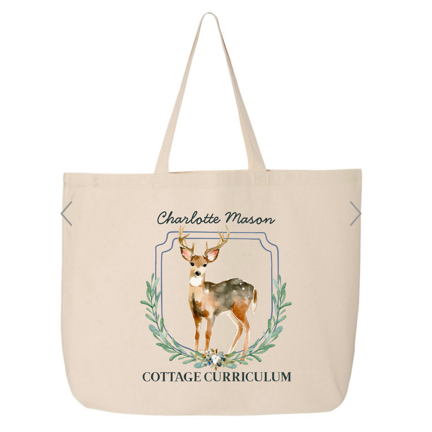Companion Charlotte Mason Cottage Tote Bags (Made to Order) 20"W x 15"H x 5"D