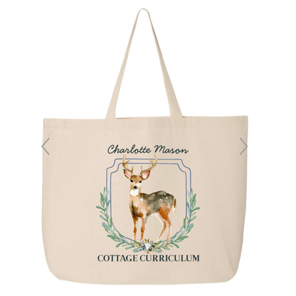 Companion Charlotte Mason Cottage Tote Bags (Made to Order) 20"W x 15"H x 5"D