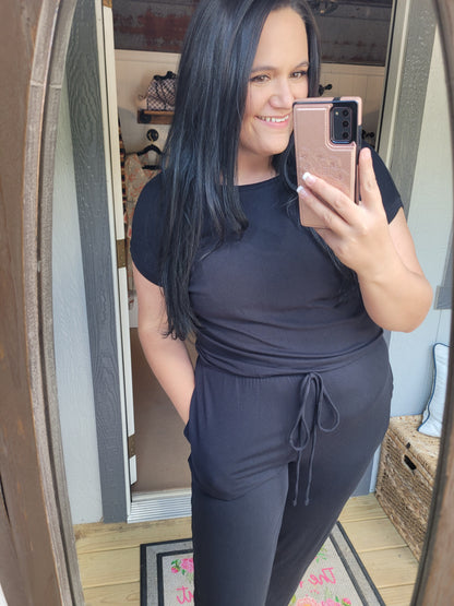 Black Casual Jumpsuit