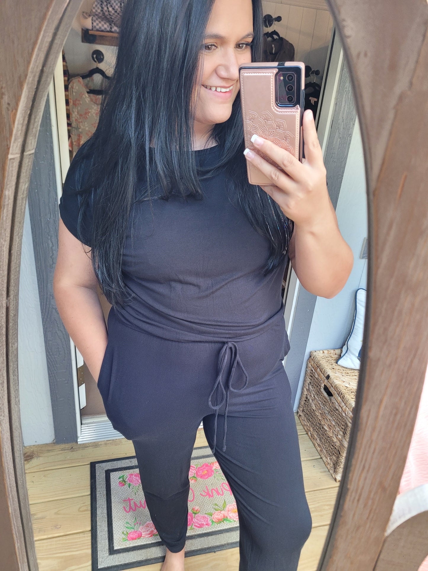 Black Casual Jumpsuit