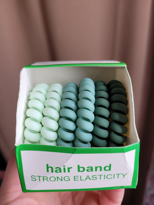 Green Variety Hair Bands