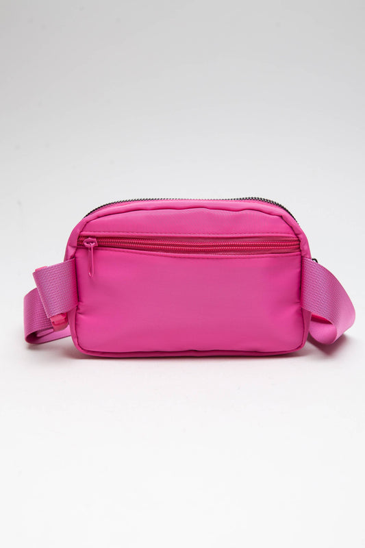 CROSS BODY SLING FANNY PACK BELT BAG | 90FP101: FUCHSIA