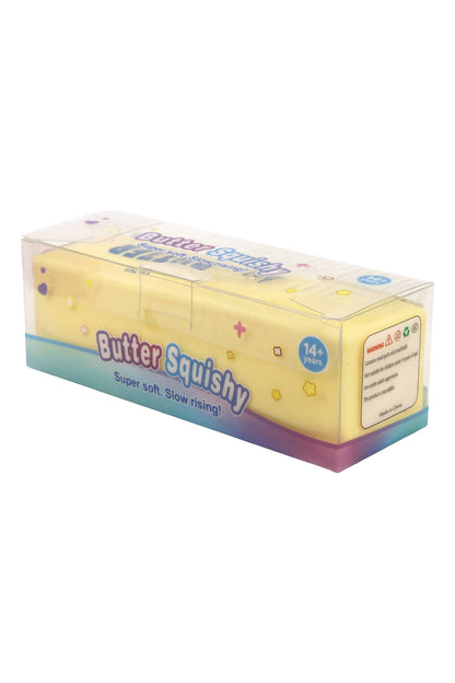 Yellow Butter Zero Rebound Crunchy Bead Slime TPR Squishy: YELLOW / ONE SIZE