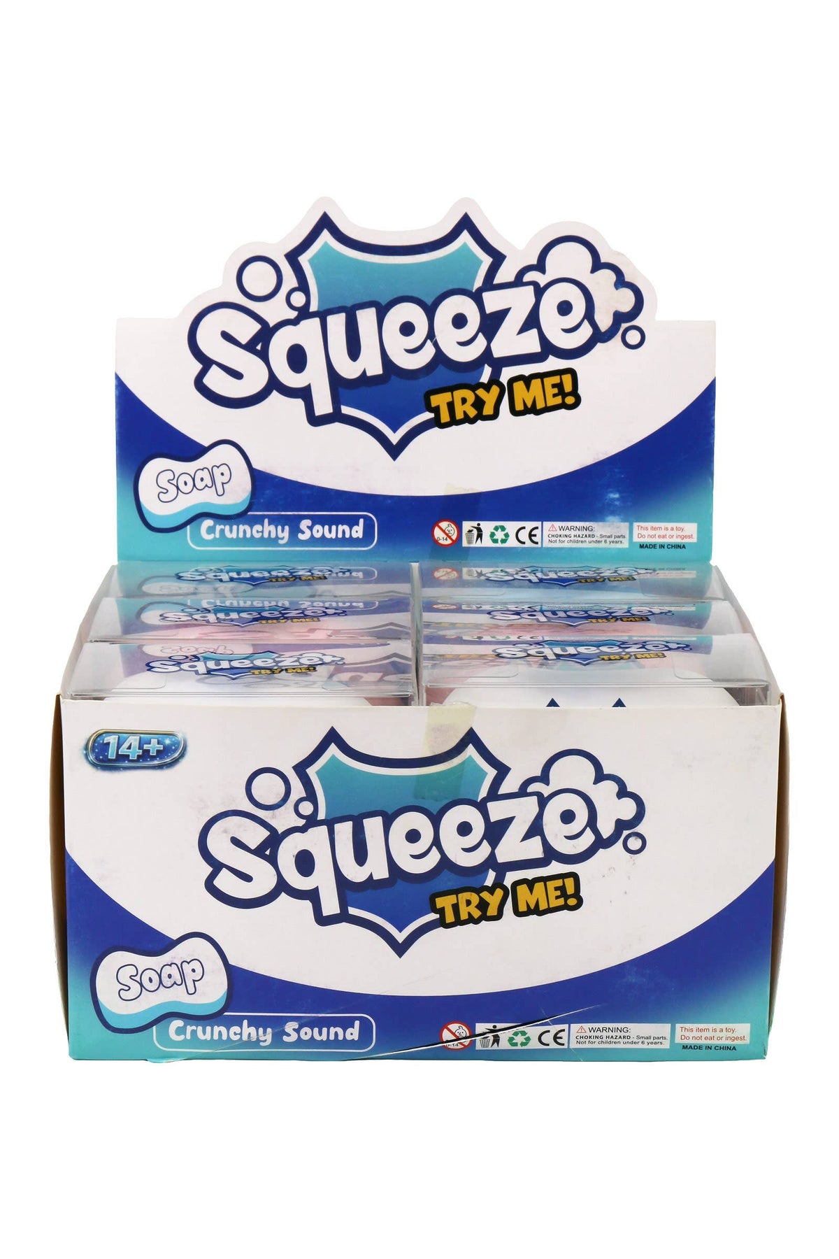 Soap Zero Rebound TPR Crunchy Bead Slime Filled Squishy Toy: ASSORTED / ONE SIZE
