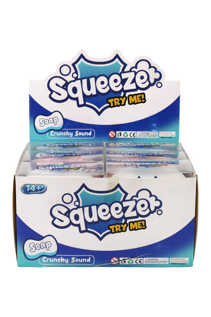 Soap Zero Rebound TPR Crunchy Bead Slime Filled Squishy Toy: ASSORTED / ONE SIZE