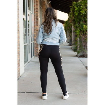 The Lexi - Leopard 2.0 Panel Leggings: S/M (Sizes 4-10) - OS