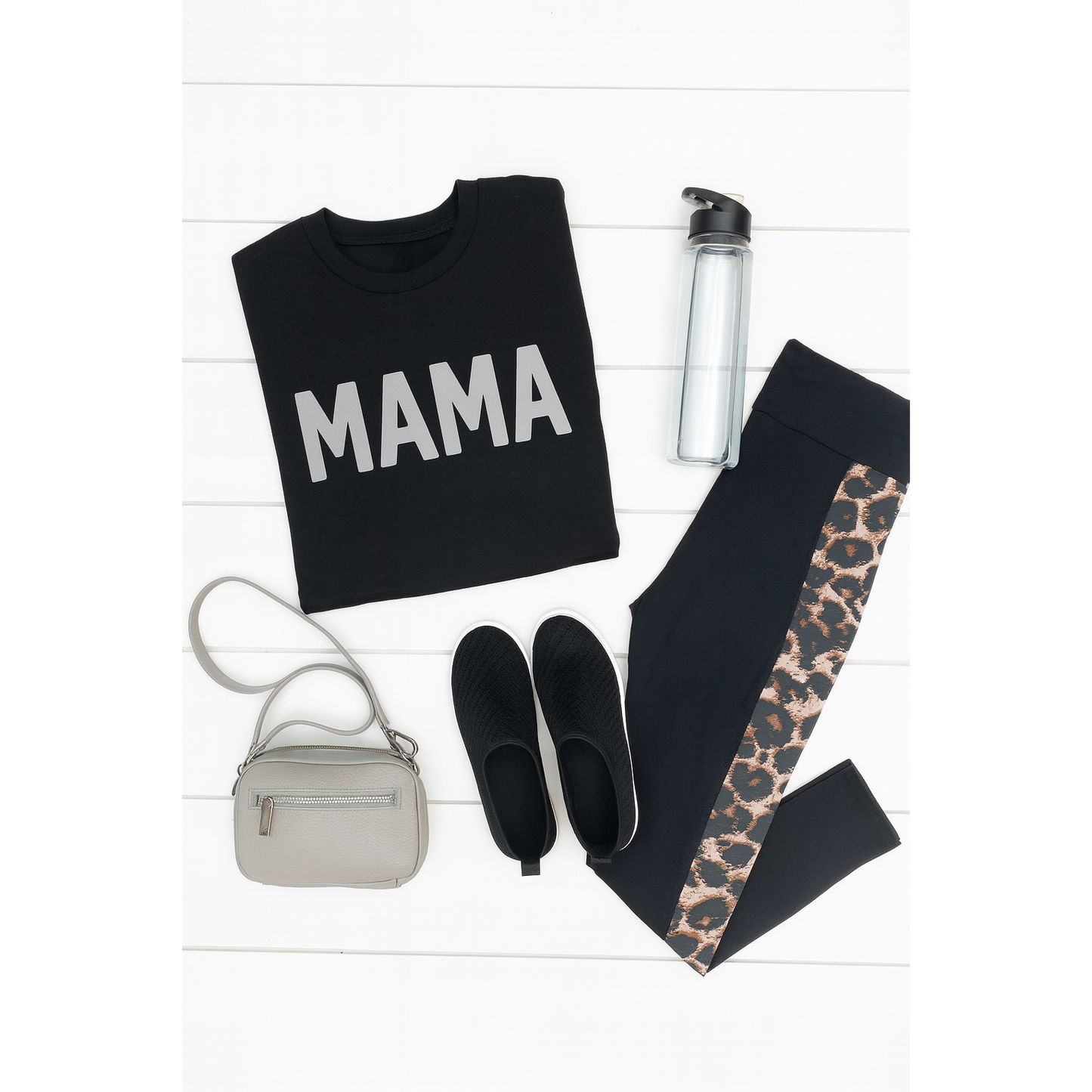 The Lexi - Leopard 2.0 Panel Leggings: 2XL/3XL (Sizes 20-26) - TC2