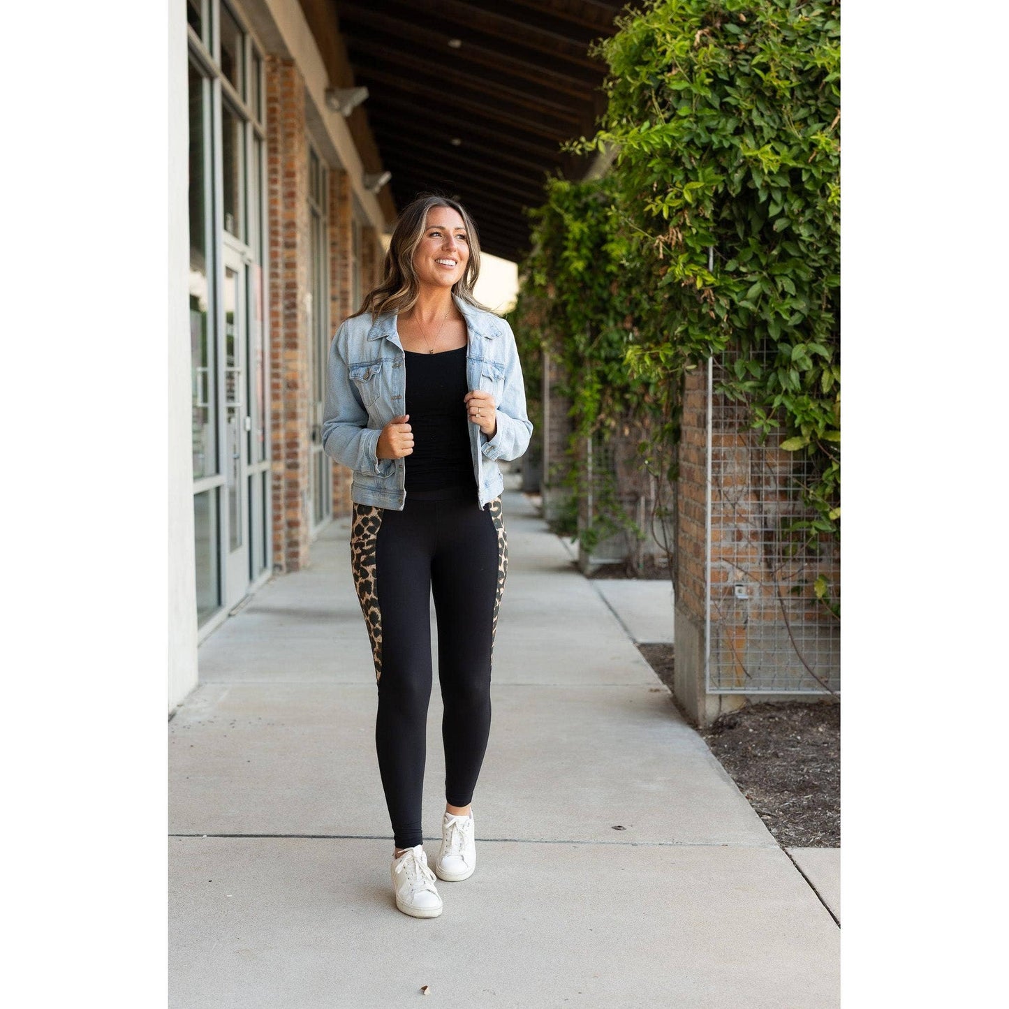 The Lexi - Leopard 2.0 Panel Leggings: S/M (Sizes 4-10) - OS