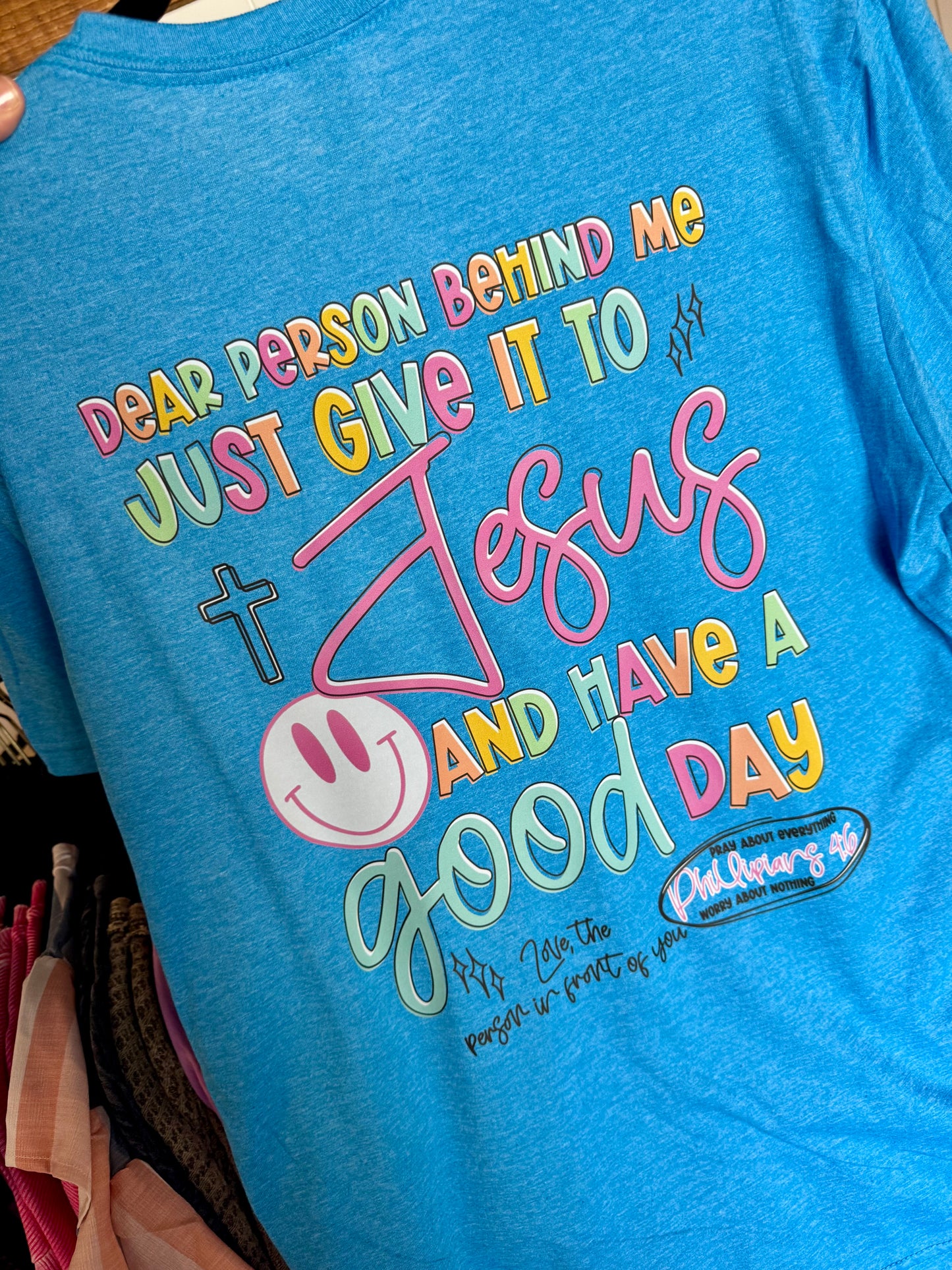 Person Behind Me tee