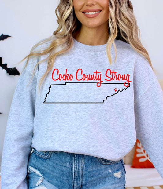 Cocke County Strong with Empty State PREORDER 10 business days