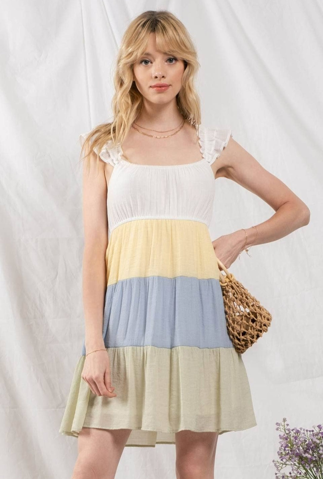Color Block Mini Dress – G Unikes Boutique