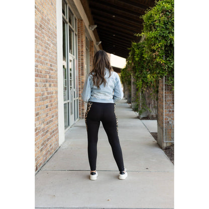 The Lexi - Leopard 2.0 Panel Leggings: S/M (Sizes 4-10) - OS