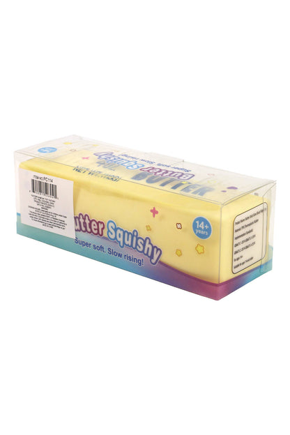 Yellow Butter Zero Rebound Crunchy Bead Slime TPR Squishy: YELLOW / ONE SIZE