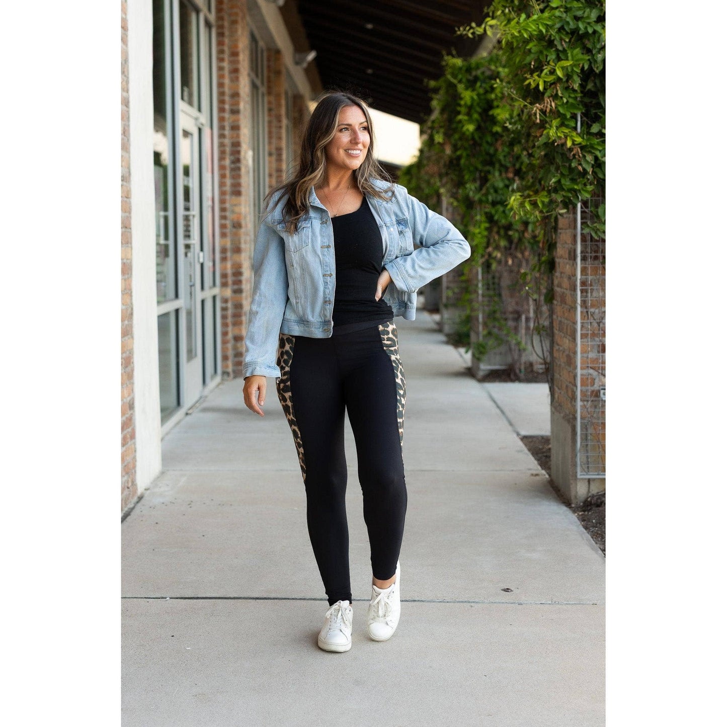 The Lexi - Leopard 2.0 Panel Leggings: 2XL/3XL (Sizes 20-26) - TC2