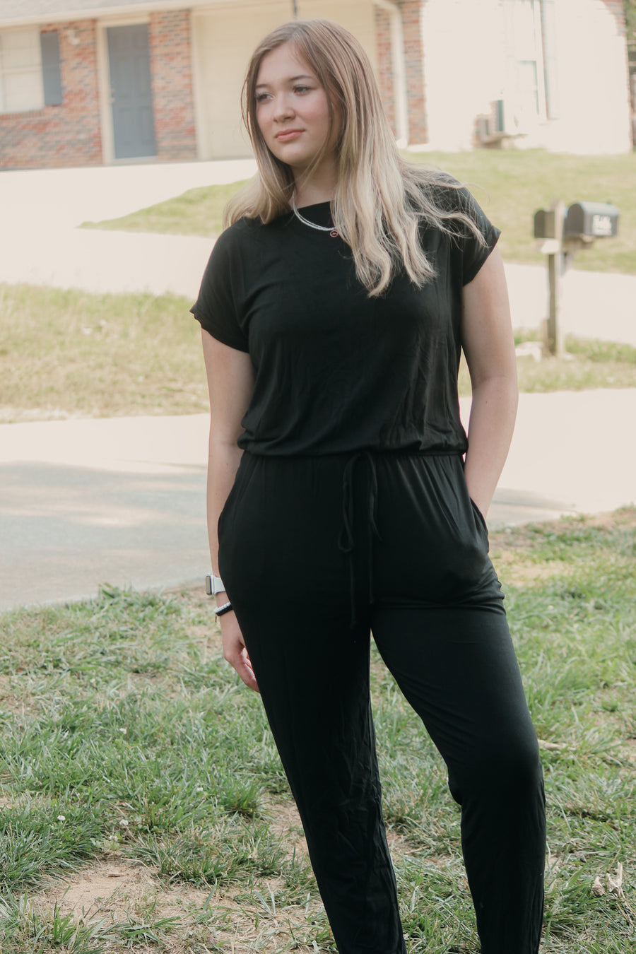 Black Casual Jumpsuit